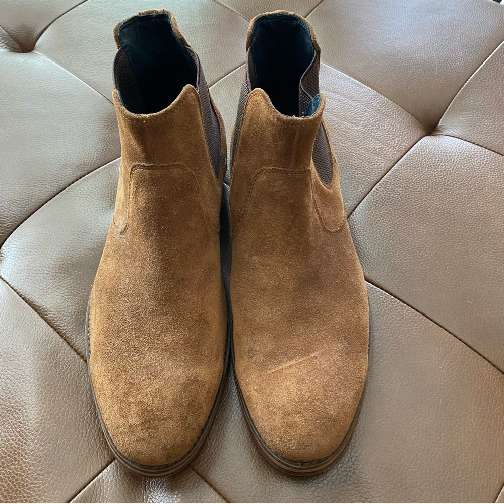 Johnston & Murphy Brown Suede Boots - Picture 2 of 8